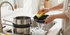 Simplify Pot and Pan Washing with These Tips